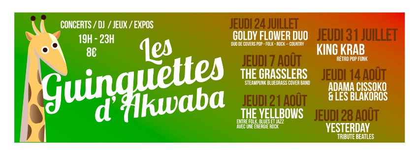 LES GUINGUETTES DU JEUDI DE L'AKWABA